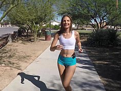 Sporty Shyla Warms Her Butt cheeks For Deep Anal Drills